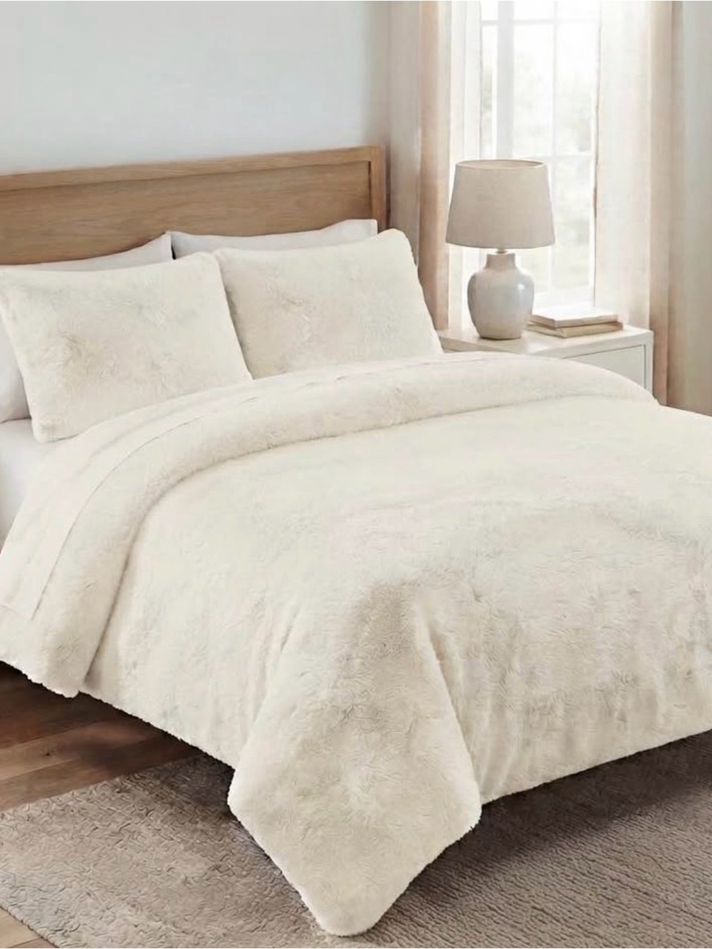 Koolaburra by UGG Queen Comforter & Shams - Cream/Off-White